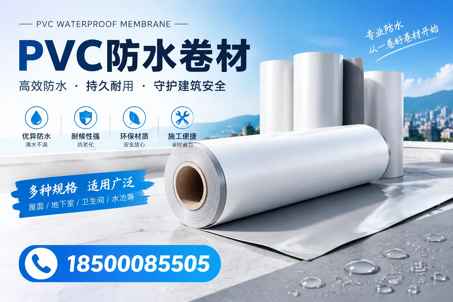 如何选择适合的PVC防水卷材？专家为您解答兰州的需求